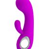 Pretty Love - Valentine Purple Rechargeable Rabbit Vibrator - Image 2