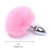 Kiotos - Pink Bunny Tail Butt Plug - Image 2