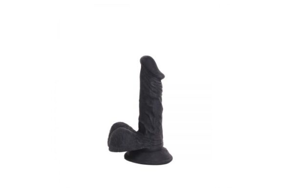 Kiotos COX Realistic Black 7 Inch Suction Ballsy Dildo