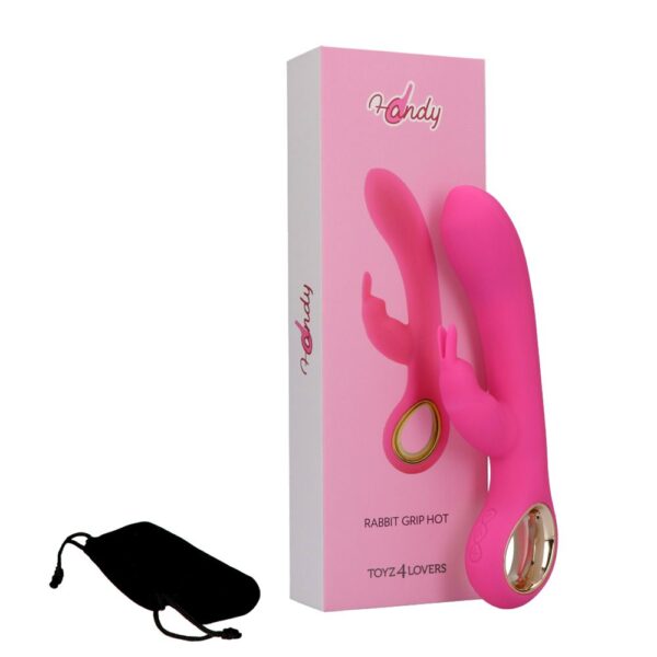 Handy - Hot Grip Pink Rabbit Vibrator - Image 5