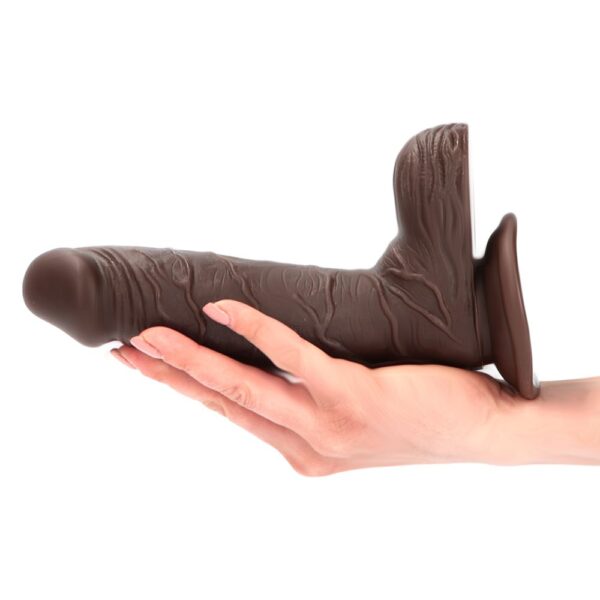 Toyz4lovers - Sergio 8.4 Inch Brown Dildo & Waterbased Lube - Image 5