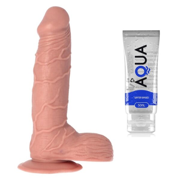 Toyz4lovers - Sergio 8.4 Inch Flesh Dildo & Waterbased Lube