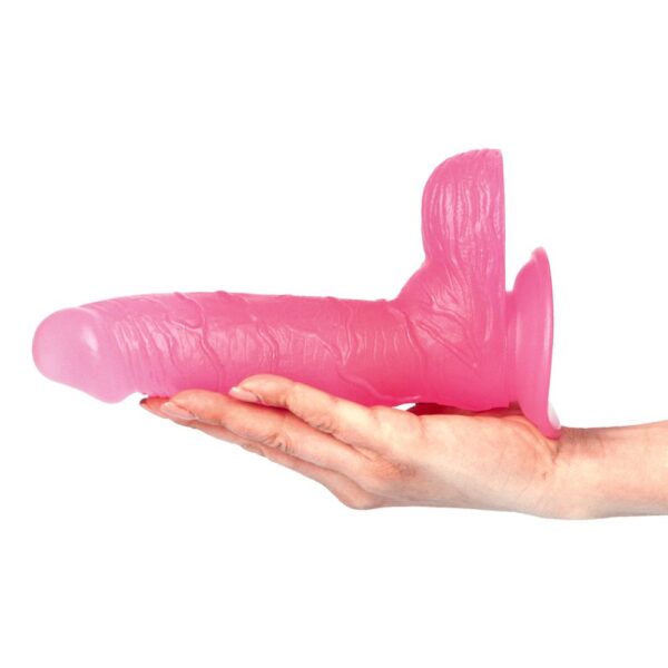 Toyz4lovers - Sergio 8.4 Inch Jelly Pink Dildo & Waterbased Lube - Image 6