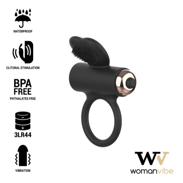 Womanvibe - Zeus Silicone Vibrating Cockring - Image 2