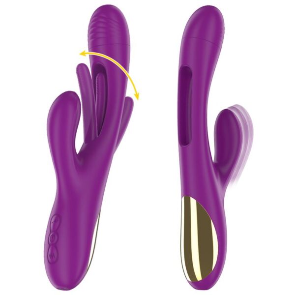 Intense - Apolo Swinging Motion Rabbit Vibrator Purple - Image 2