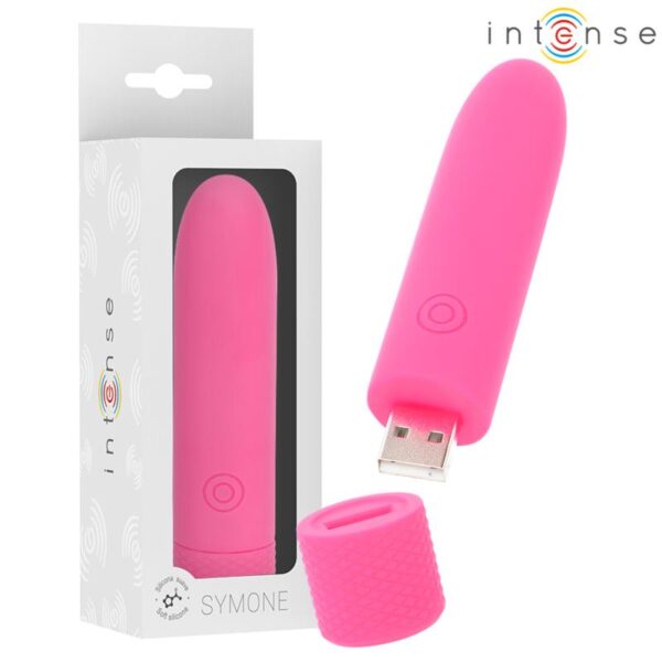 Intense - Symone Rechargeable Vibrating Bullet Pink