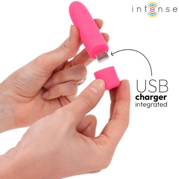 Intense - Symone Rechargeable Vibrating Bullet Pink - Image 7