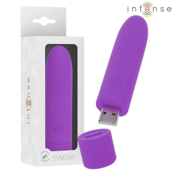 Intense - Symone Rechargeable Vibrating Bullet Purple