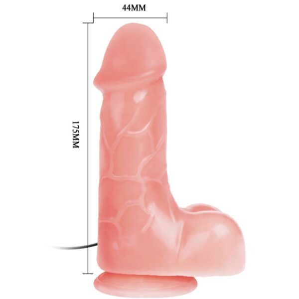 Baile - Barbara Vibrating Remote 6.8 Inch Dildo - Image 3