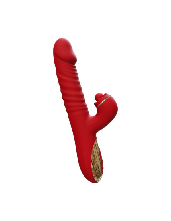 IntoYou - Ascen Rabbit Vibrator Thrusting And Waving Vibrator with App Red - Image 2