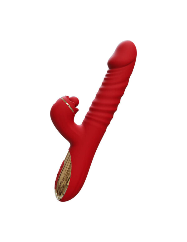 IntoYou - Ascen Rabbit Vibrator Thrusting And Waving Vibrator with App Red - Image 3