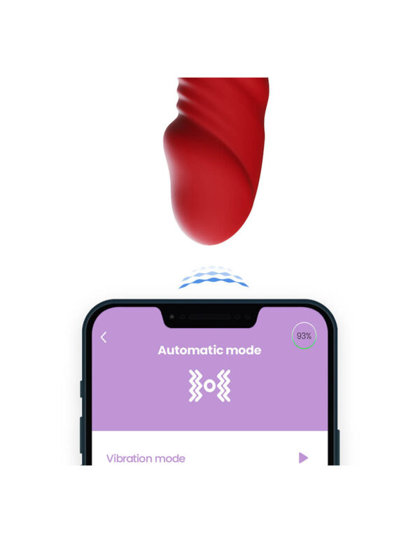 IntoYou - Ascen Rabbit Vibrator Thrusting And Waving Vibrator with App Red - Image 6