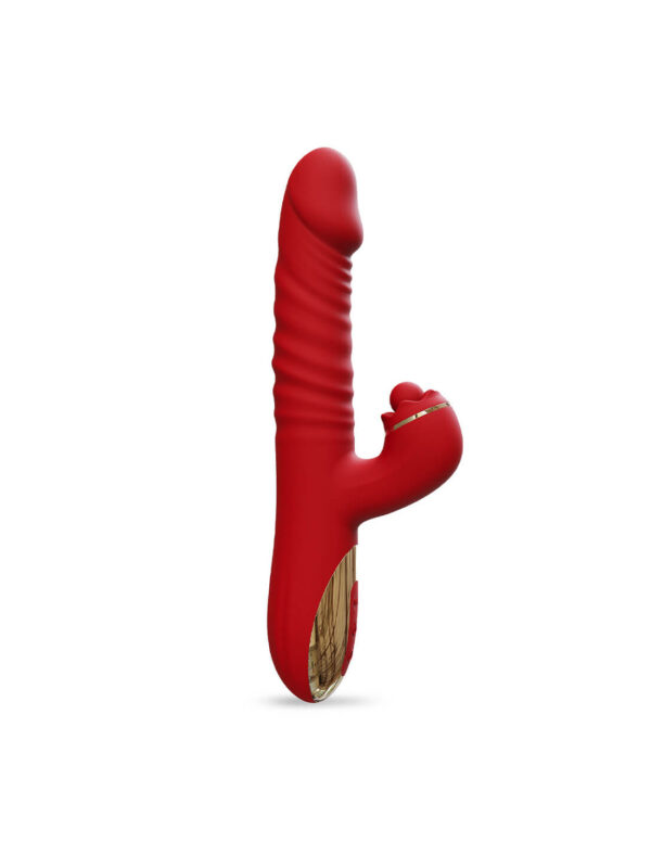 IntoYou - Ascen Rabbit Vibrator Thrusting And Waving Vibrator with App Red - Image 4