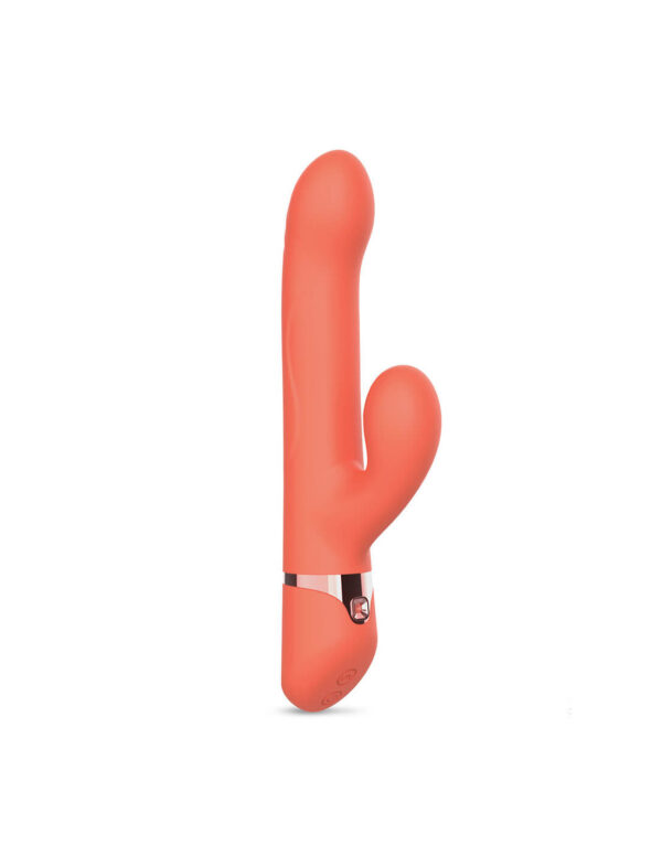 IntoYou - Mindy Rabbit Vibrator with Beads and App Orange - Image 2