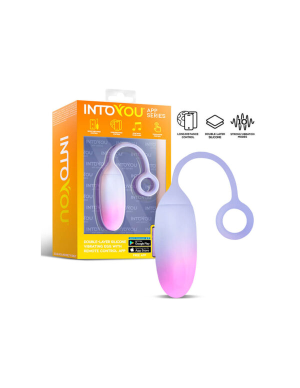 IntoYou - Vibrating Egg with App Blue - Image 9