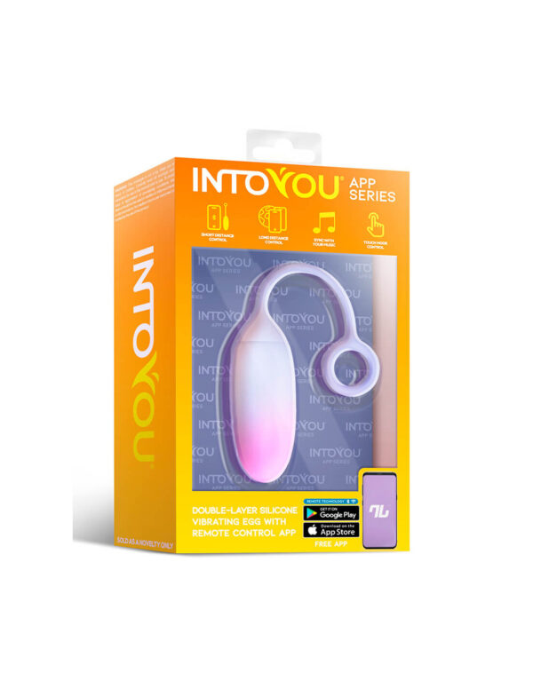 IntoYou - Vibrating Egg with App Blue - Image 8