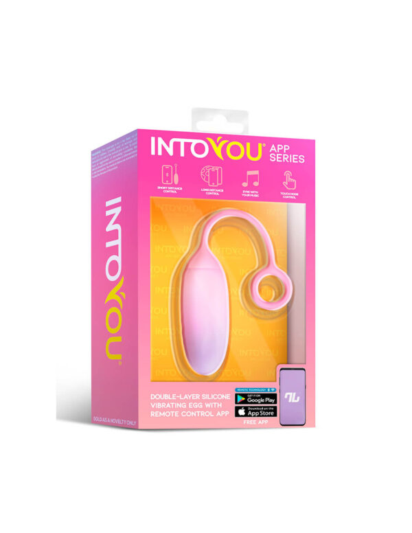 IntoYou - Vibrating Egg with App Pink - Image 8