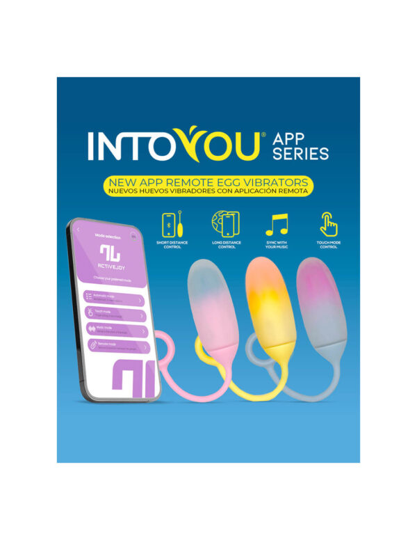 IntoYou - Vibrating Egg with App Yellow - Image 6