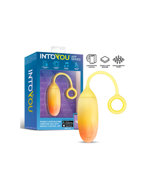 IntoYou - Vibrating Egg with App Yellow - Image 8