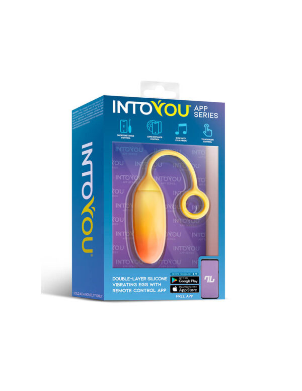 IntoYou - Vibrating Egg with App Yellow - Image 7