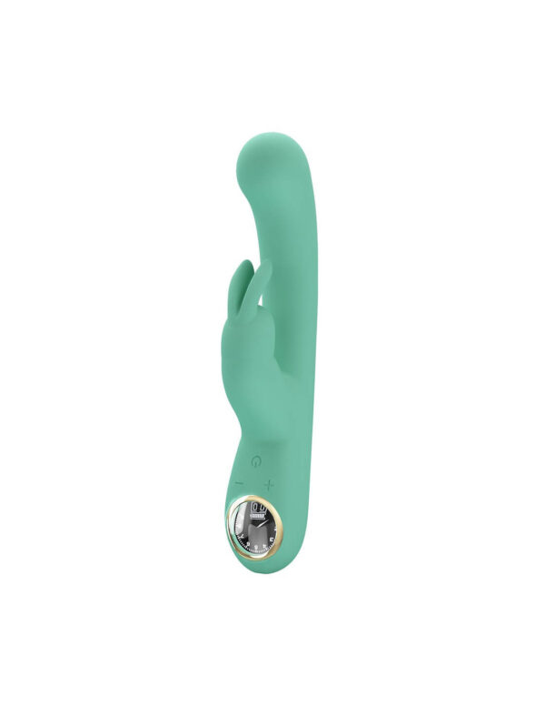 Pretty Love - Lamar Rabbit Vibrator With Digital LED Display Blue