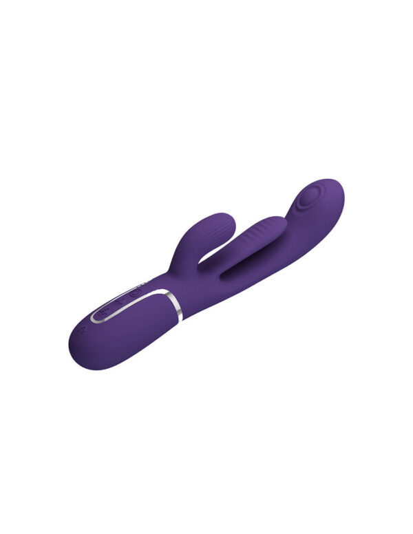 Pretty Love - Shania Thrusting Rabbit Vibrator Deep Purple - Image 4