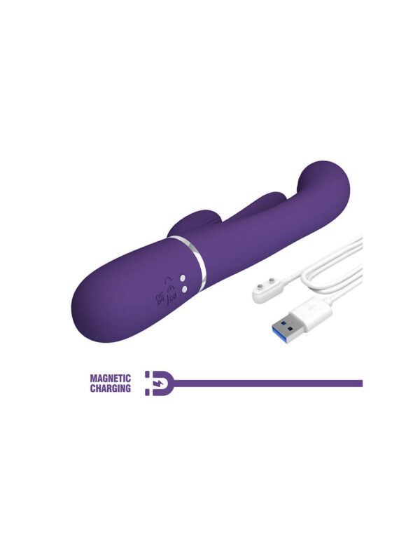 Pretty Love - Shania Thrusting Rabbit Vibrator Deep Purple - Image 7