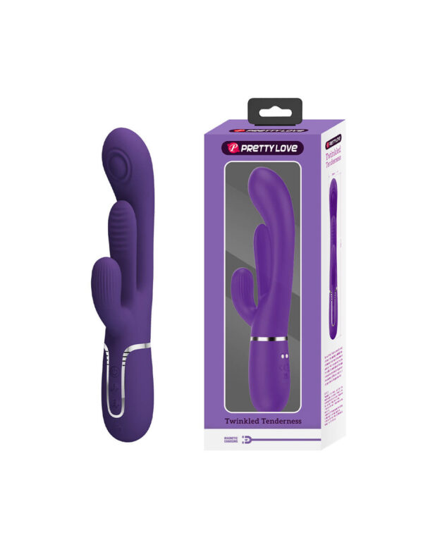 Pretty Love - Shania Thrusting Rabbit Vibrator Deep Purple - Image 9