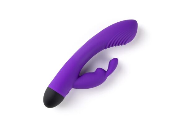 Virgite - Purple V6 Rechargeable Rabbit Vibrator - Image 2