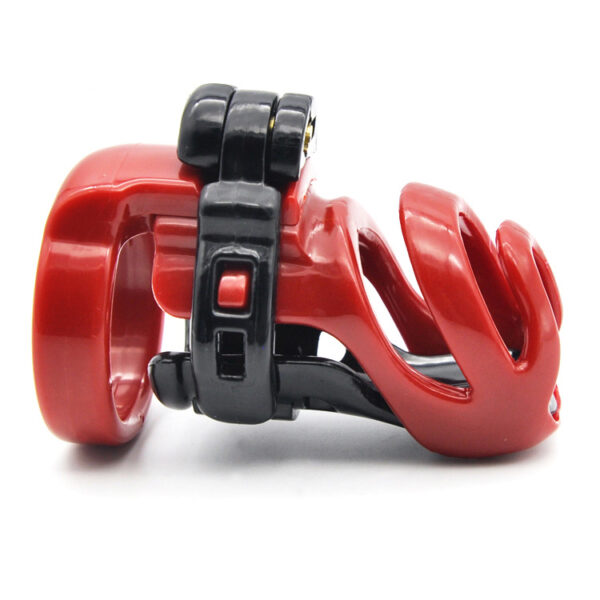 Brutus - Cyborg Chastity Cage Black & Red - Image 3