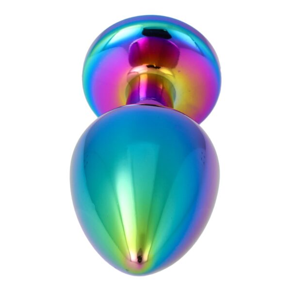 Pick&Love - No. 39 Rainbow Butt Plug With Multicolour Crystal Size M - Image 6