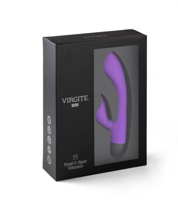 Virgite - Purple V7 Rechargeable Rabbit Vibrator - Image 3