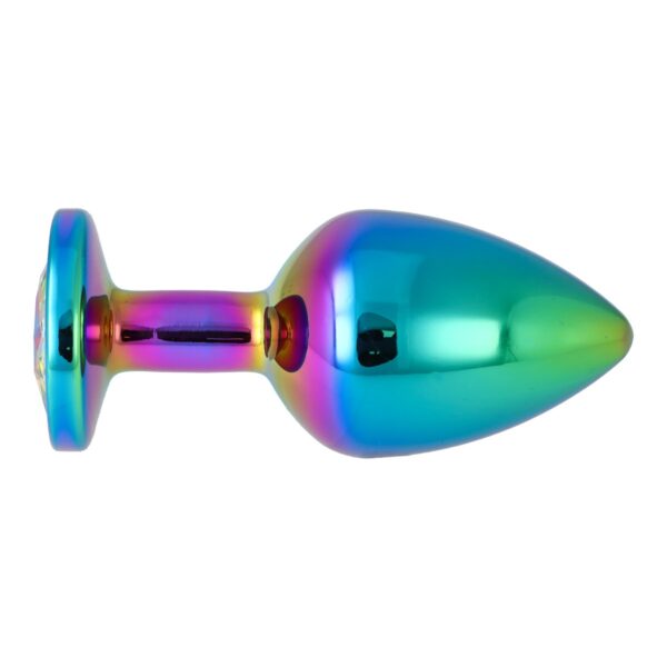 Pick&Love - No. 39 Rainbow Butt Plug With Multicolour Crystal Size M - Image 7