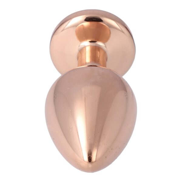 Pick&Love - No. 42 Rose Gold Butt Plug With Multicolour Crystal Size M - Image 4