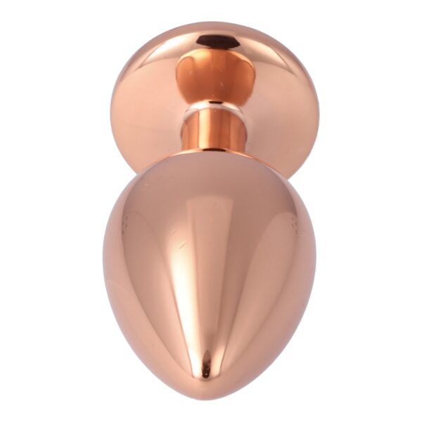 Pick&Love - No. 43 Rose Gold Butt Plug With Multicolour Crystal Size L - Image 3