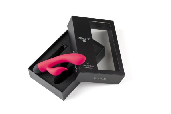 Virgite - Pink V7 Rechargeable Rabbit Vibrator - Image 5