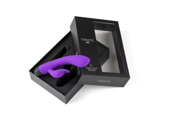 Virgite - Purple V7 Rechargeable Rabbit Vibrator - Image 4