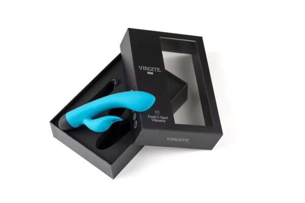 Virgite - Blue V7 Rechargeable Rabbit Vibrator - Image 4