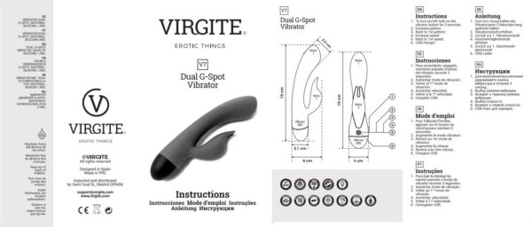 Virgite - Purple V7 Rechargeable Rabbit Vibrator - Image 5