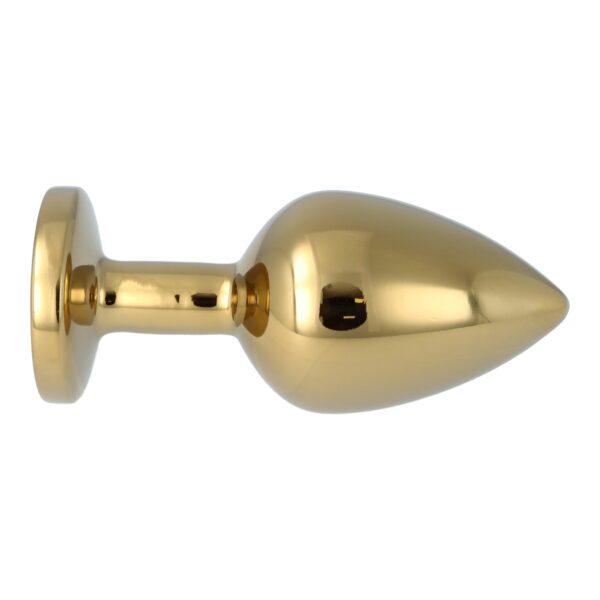 Pick&Love - No. 30 Rose Gold Butt Plug With Pink Crystal Size M - Image 5