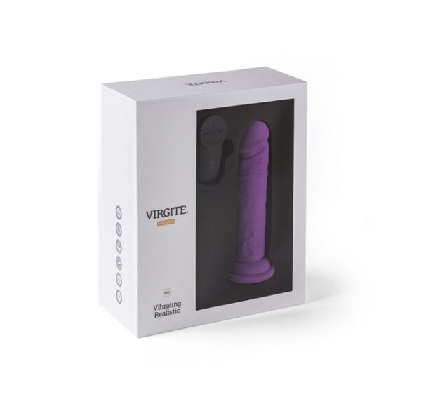 Virgite - Realistic 6.5 Inch Remote Dildo Purple R11 - Image 4