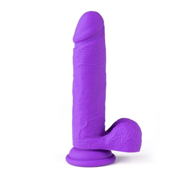 Virgite - Realistic 7.2 Inch Remote Dildo With Balls Purple