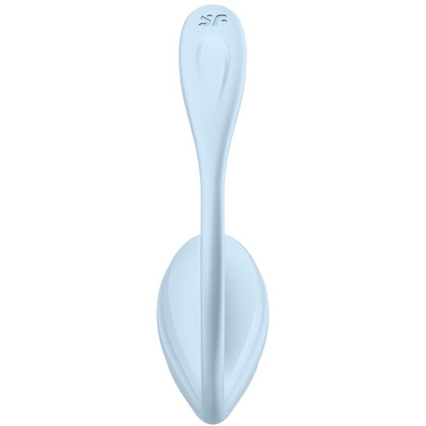 Satisfyer - Shiny Petal Remote & App Control Egg Vibrator Blue - Image 4