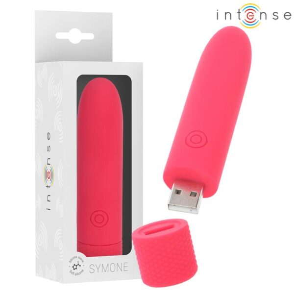 Intense - Symone Rechargeable Vibrating Bullet Red