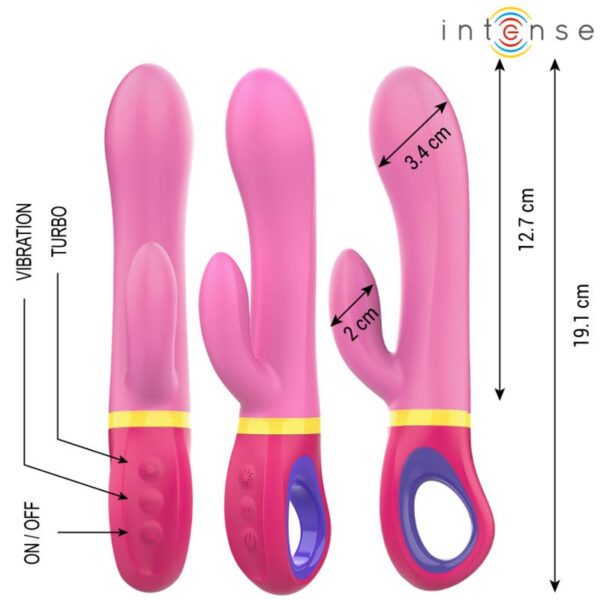 Intense - Daphne Pink Rabbit Vibrator - Image 6