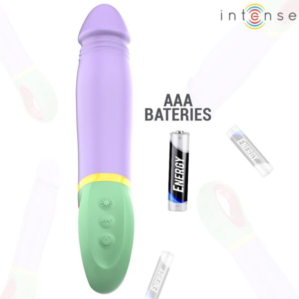 Intense - Velma Realistic Vibrator Purple - Image 2