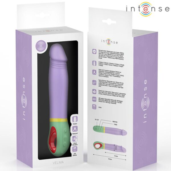 Intense - Velma Realistic Vibrator Purple - Image 6