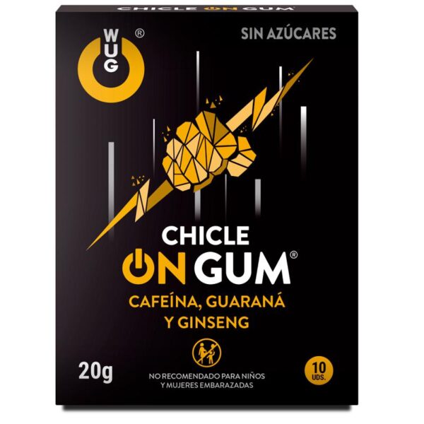 WUG Gum – Caffeine Ginseng & Guarana Gum 10 Units - Image 2